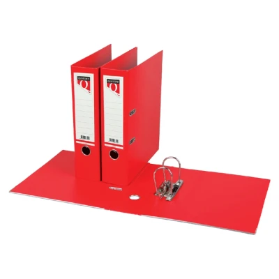 Afbeelding van Ordner Quantore A4 80mm PP rood