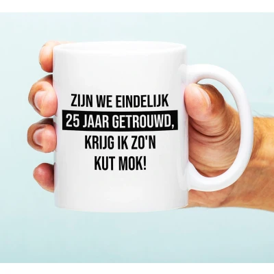 Afbeelding van Mok Zijn We Eindelijk Zoveel Jaar Getrouwd 25