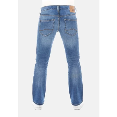 Afbeelding van Mustang Oregon Bootcut jeans, Heren, Maat: 31x32, Medium blue denim