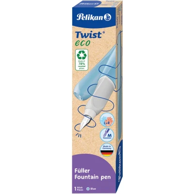 Afbeelding van Pelikan Twist Vulpen Eco, Met Vulling, Blauw