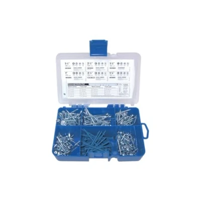 Afbeelding van Kreg Pocket Hole Schroeven (set van 260 stuks) Zink Coating Screw Kit Voor Binnen en Buiten Boormal vijzen