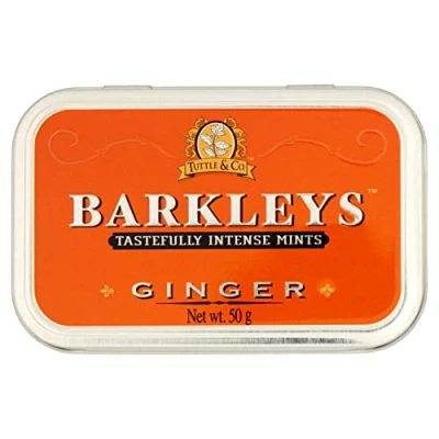 Afbeelding van Barkleys Classic Mints Ginger, 50 gram
