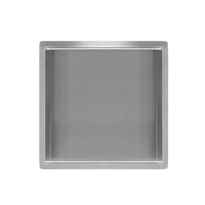 Afbeelding van Wiesbaden inbouwnis 30x30x10cm RVS