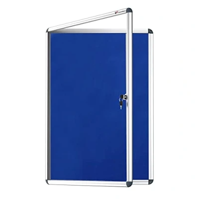 Afbeelding van Viz Pro Indoor Sabotage Afsluitbaar Noticeboard 900X600mm