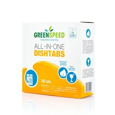 Afbeelding van Vaatwastabletten Greenspeed All In One 100 stuks