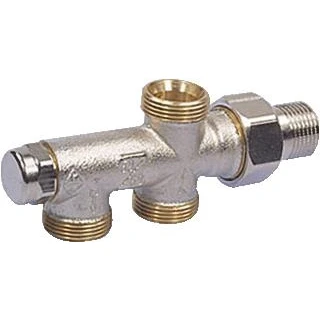 Afbeelding van Heimeier Duolux 2 pijps verdeler 1/2x15
