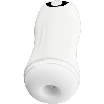 Afbeelding van Stroker Zuigende en Trillende Masturbator Handmatige Zuigfunctie Zijdezachte Sleeve met Heerlijke Massagenoppen Elegant Discrete Uitstraling Oplaadbaar Watervast 21 cm