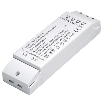 Afbeelding van Elektronische halogeen transformator AC230V op AC 12V 70W 210W driver voor NV halogeenlamp