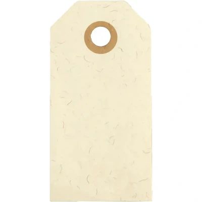 Afbeelding van Creativ company cadeaulabels crème 20st