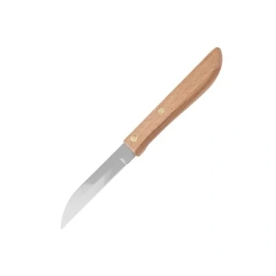 Afbeelding van Fackelmann groenmes, Nirosta Grandma, hout, bruin/zilver, 17.5