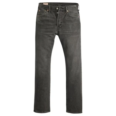 Afbeelding van Levi&#039;s heren 501 straight leg jeans met gekleurde wassing in de kleur Donkergrijs, maat: W36/L34