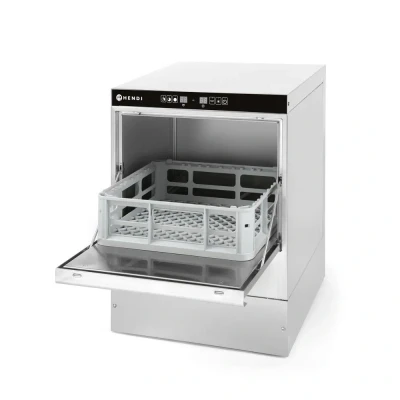 Afbeelding van Hendi Glazenspoelmachine K40, RVS, 51(b)x47(d)x71(h)cm, met reinigingspomp, 230V/2800W, 233009