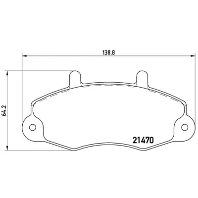 Afbeelding van Brembo Remblokset P 24 049