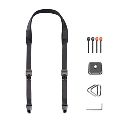 Afbeelding van PGYTECH DSLR SLR Schouderriem voor camera, camerariem fotografen, met snelsluiting, verstelbaar, 110 152 cm, zwart