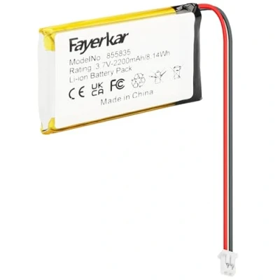Afbeelding van Faryerkar 3,7 V 2200 mAh Li ion Batterij voor Logitech G933, G533, G935, G933S, G533S Wireless Artemis Spectrum Gaming Headset Vervanging, compatibel met 533 000132
