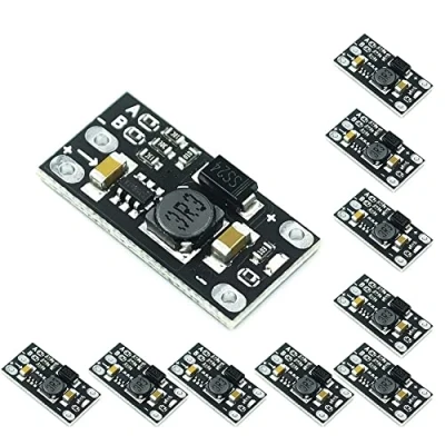 Afbeelding van Fasizi 10 STKS Multifunctionele DIY Mini DC Lithium Batterij Boost Module Step Up Board Converter 3.7 V naar 12 Spanningsregelaar Aanpassen 5 V/8 V/9 LED Indicator
