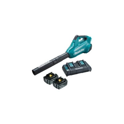 Afbeelding van Makita DUB362PT2 2x18 V Bladblazer set (2x5Ah) incl. dubbellader