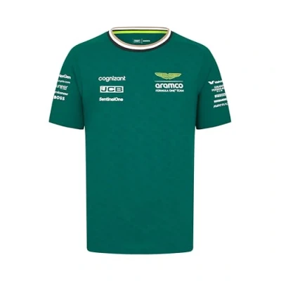 Afbeelding van Aston Martin Teamline Shirt 2024 3XL Fernando Alonso Lance Stroll Formule 1