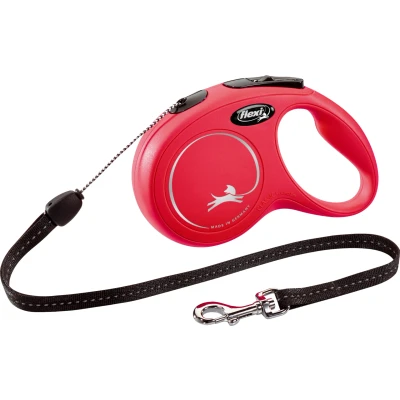 Afbeelding van Flexi Rollijn Classic Cord Rood S 8 MTR (351186)