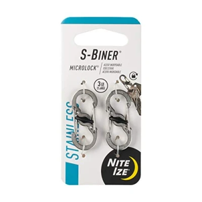 Afbeelding van Nite Ize S Biner Microlock RVS