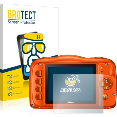 Afbeelding van BROTECT Screenprotector voor Nikon Coolpix W150 Folie Beschermfolie Beschermglas transparant