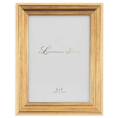 Afbeelding van Lawrence Frames Sutter Burnished Picture Frame, 5 bij 7 Inch, Goud