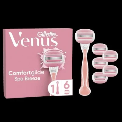 Afbeelding van Gillette Venus, Nat scheermes, Venus ComfortGlide Spa Breeze