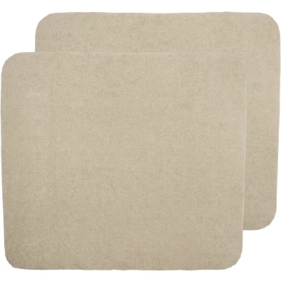 Afbeelding van Meyco Baby Uni aankleedkussenhoes 2 pack badstof sand 85x75cm