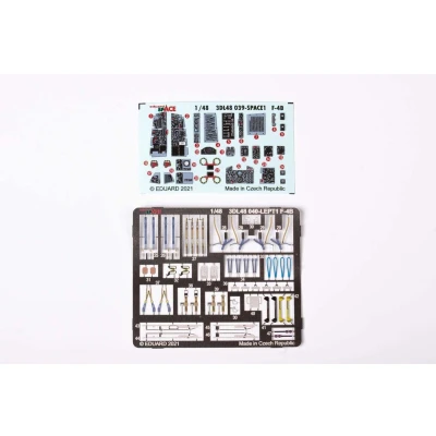 Afbeelding van 1:48 Eduard 3DL48040 Accessoires F 4B Space for Tamiya Photo etch