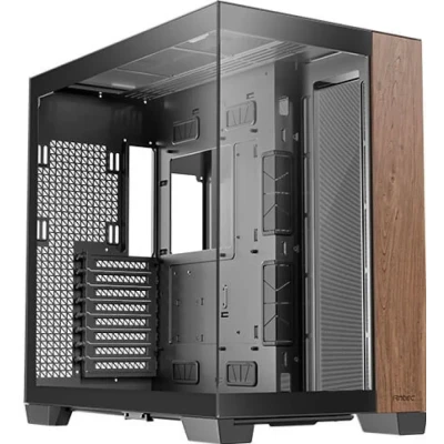 Afbeelding van Antec C8 Hout, ventilatoren niet inbegrepen, houten voorpaneel, dubbele kamer lay out, Type C, 360 mm radiatorondersteuning, naadloze TG voor en zijpanelen, RTX 40 compatibel, Full Tower E ATX