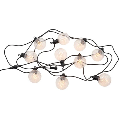 Afbeelding van Sirius Luke outdoor lichtsnoer startset 10 meter Zwart