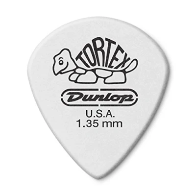 Afbeelding van Dunlop Tortex Jazz III 1.35mm 12 pack plectrumset wit