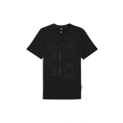 Afbeelding van Puma Tshirt print, Heren, Maat: Medium, Black
