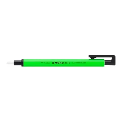Afbeelding van Tombow Precision eraser MONO zero navulb. rond neon green EH KUR63 2,3mm tip