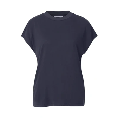 Afbeelding van Street One Studio Basic LOOK Shirt Tshirt basic, Dames, Maat: 44, Blau
