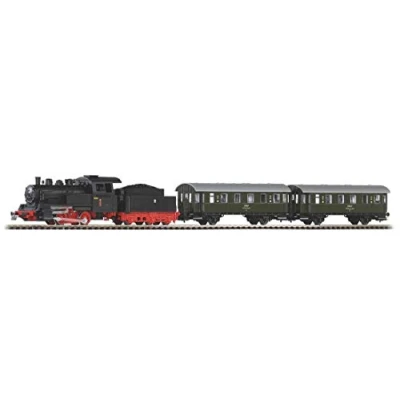 Afbeelding van Piko 97933 H0 Startset PKP stoomloc met personentrein