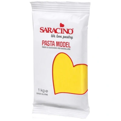 Afbeelding van Saracino Modelling Paste Geel 1kg
