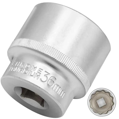 Afbeelding van DAKCOS SW 36 mm veeltand moerset dopsleutel met meerdere tanden 12 Kant 12,5 (1/2&quot;) CR V