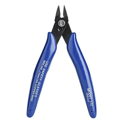 Afbeelding van Topiky draadsnijder, zijsnijder elektrische kabelsnijder snijden zijdelingse schaar diagonale tang gereedschap comfort grip