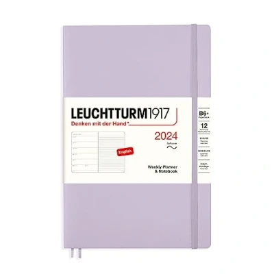 Afbeelding van LEUCHTTURM1917 367808 weekkalender &amp; notitieboek zachte kaft paperback (B6+) 2024, 12 maanden, lila, Engels