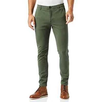 Afbeelding van Dockers Smart FLEX Alpha Broek, Heren, Maat: 31x32, Olive