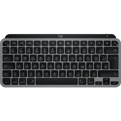 Afbeelding van Logitech Mxkeysmini Voor Mac Wrls Illumkb (NL, Draadloze), Toetsenbord, Grijs, Zwart