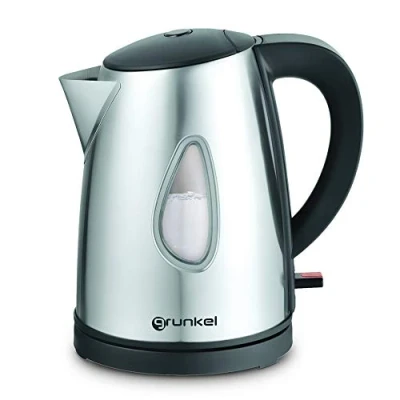Afbeelding van Grunkel HV 10FX Elektrische waterkoker met display, prestaties voor snelle irrigatie van hoge snelheid, inclusief mondfilter. BPA vrij 1 liter