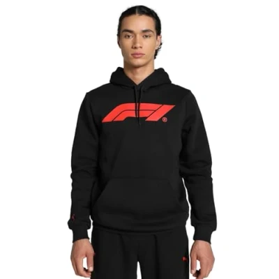 Afbeelding van PUMA F1 ESS motorsportlogohoodie voor heren M Black