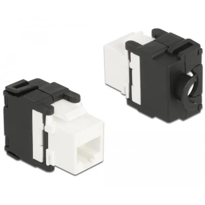 Afbeelding van Delock Keystone Modul RJ45 Buchse zu LSA Cat.6A 180 werkzeugfrei Del