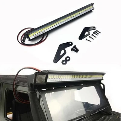 Afbeelding van WANGCL 1/10 RC Auto LED Light Bar, 36LED 150mm Enkele Rij Daklicht, voor TRX4 SCX10 D90 Monster Truck Rally Cars Compatibel met Elektrische Licht Kit