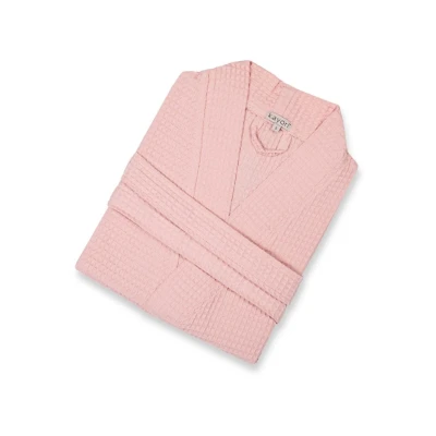 Afbeelding van Badjas Kayori Geisha Wafel Roze M