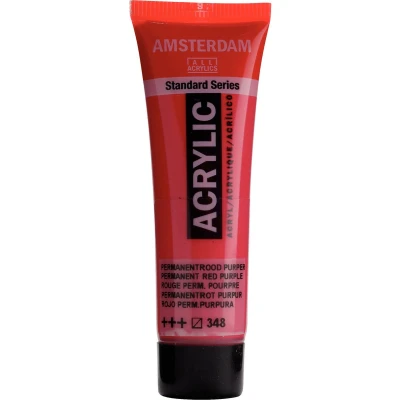Afbeelding van Amsterdam acryl 348 permanentrood purper 20 ml