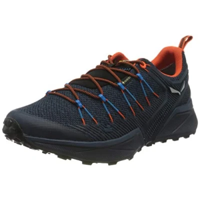 Afbeelding van Salewa Heren MS Dropline Gore TEX Train Running, Dark Denim/Black, 40 EU