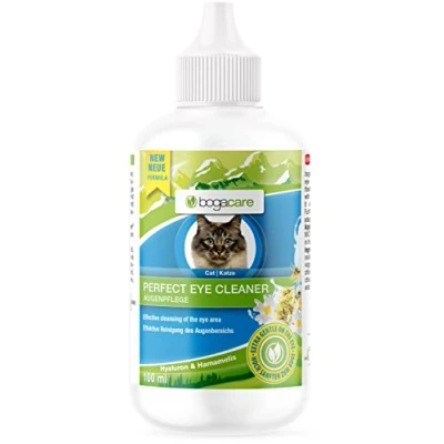 Afbeelding van Bogar bogacare Perfect Eye Cleaner Oogreiniger voor katten Verwijdert opgedroogde oogafscheiding en traanstrepen Inhoud 100 ml
